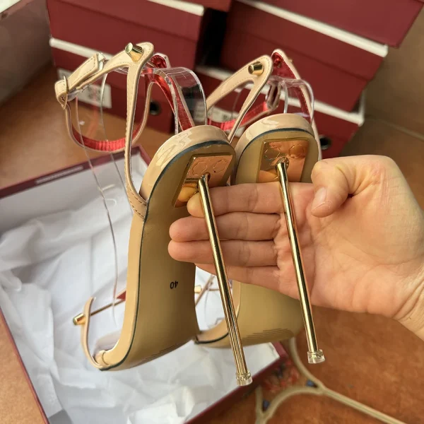 12cm Nude High Heels Stilettos Sexy Summer Sandal Women - Image 6