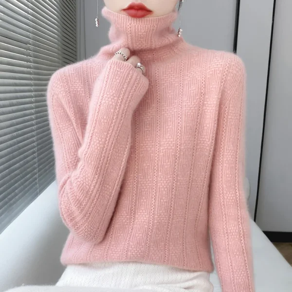 wool women's cashmere sweater autumn and winter fashionable - Image 6