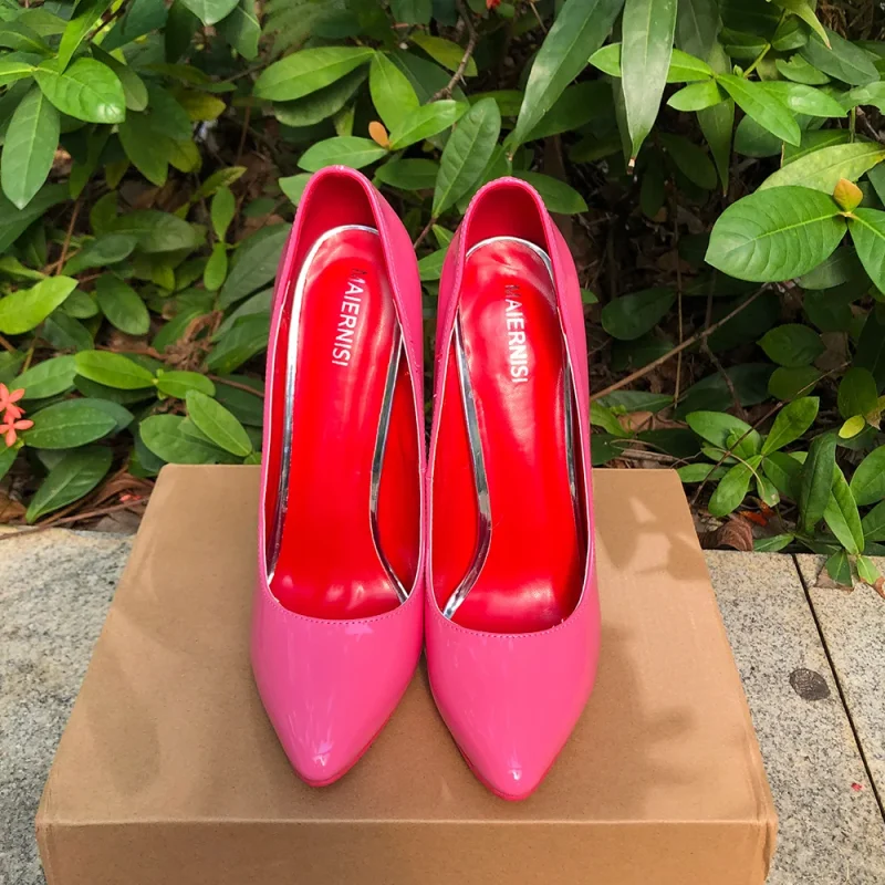 16cm Metal Thin High Heels Women Sexy Stilettos Pumps - Image 5