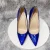 Blue 8cm Heel