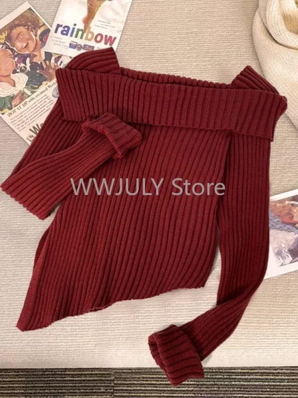 High Waist Slim  Mini Skirt Plaid Skirt Set - Image 3