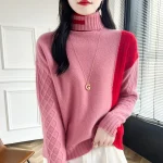 wool pullover Cashmere sweater Women's O-neck