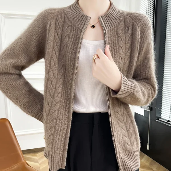 wool cardigan New cashmere sweater in autumn and winter women's