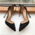 Black 10cm Heel