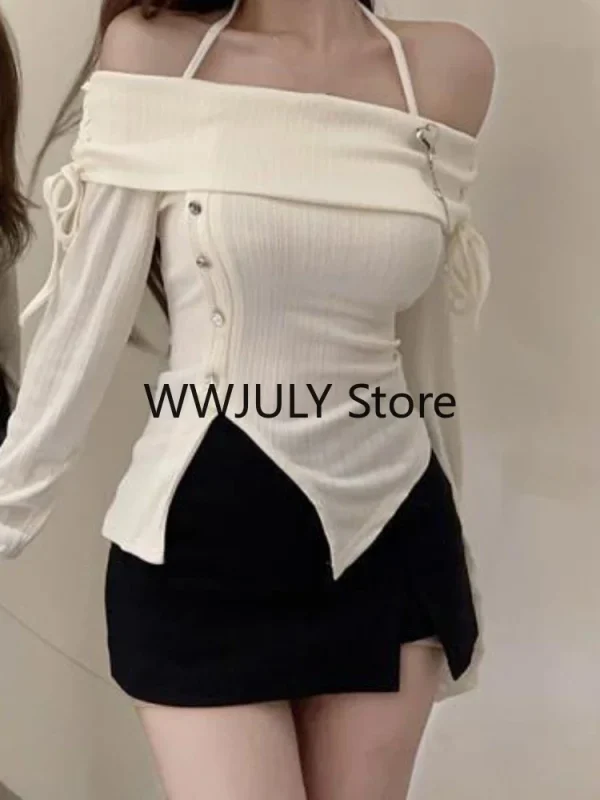 Basic Women Clothing Office Lady Casual Long Sleeve Blouse Outfits - Image 3