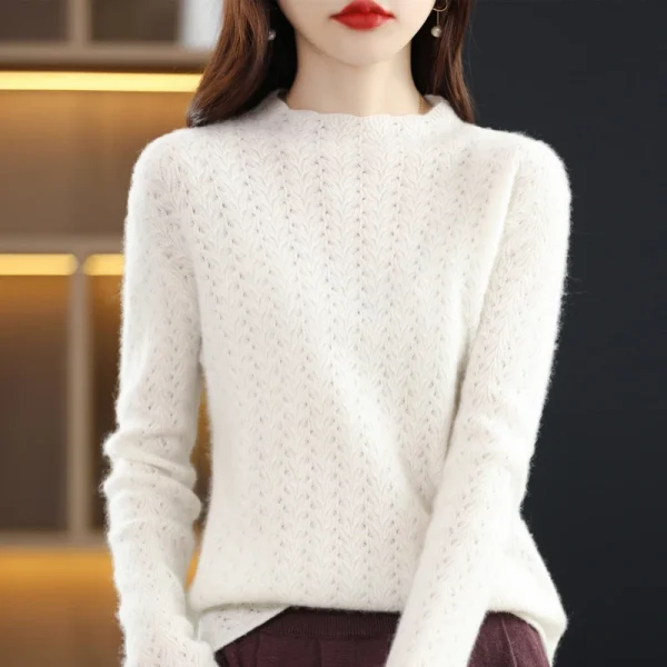 wool cardigan Autumn and winter new cashmere sweater - Image 6