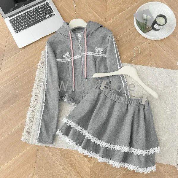 Sweet Hot Girl Suit Women's Autumn Hooded Long-sleeved Sweatshirt - Image 5