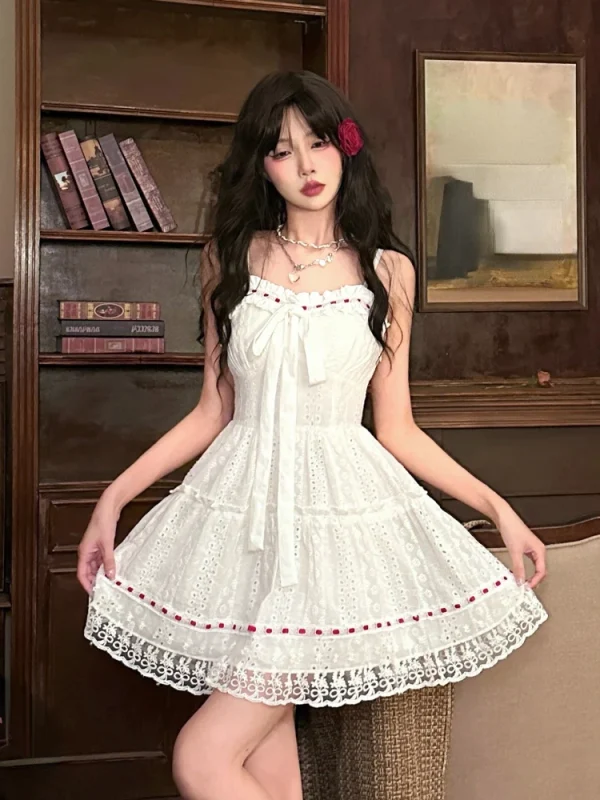 Mini Dress Short Party Hot Girls One Piece Dress Korean Fashion - Image 3