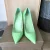 Green 8cm Heel