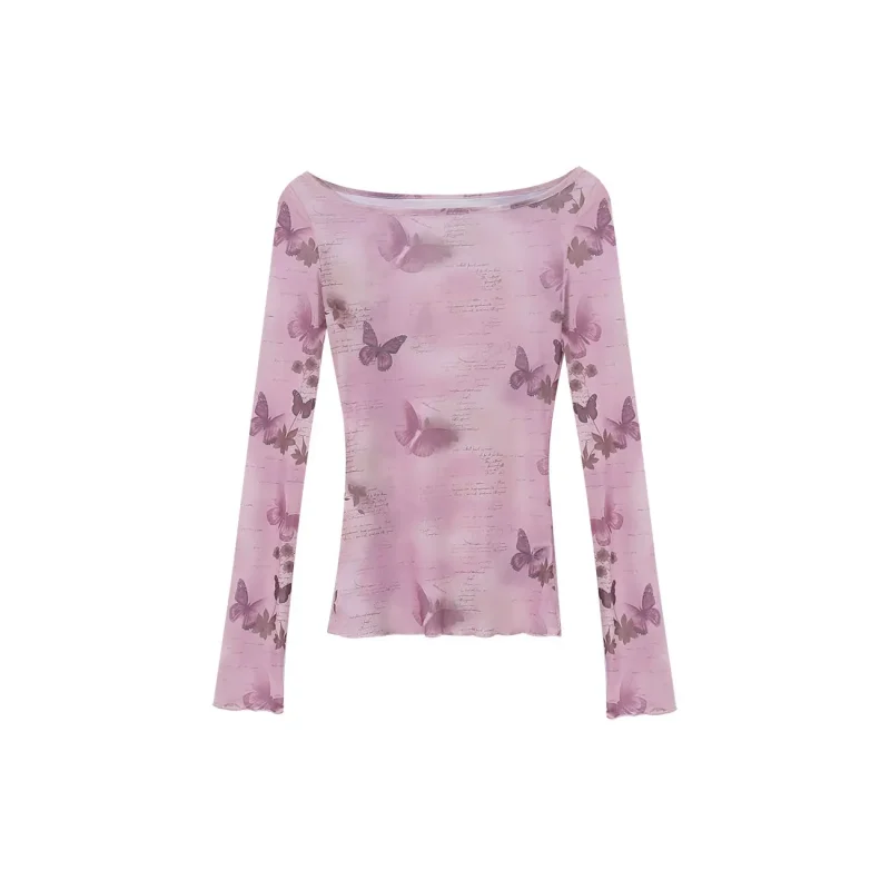 Sweet Two Pieces Set Long Sleeve T Shirts - Image 6