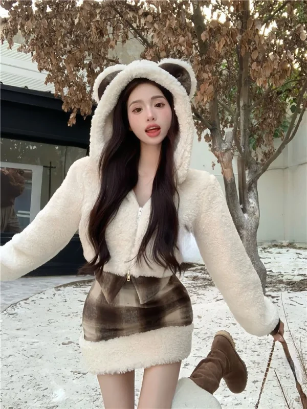 Japanese Style Kawaii Warm Suit Outwear Casual Coat