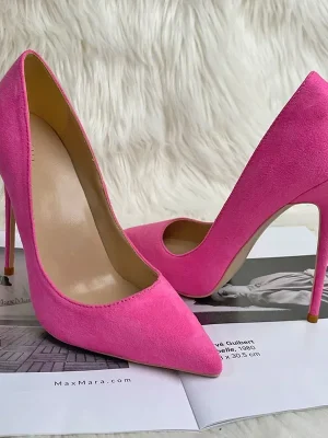 Women Pointy Toe High Heel Shoes Elegant Office Ladies