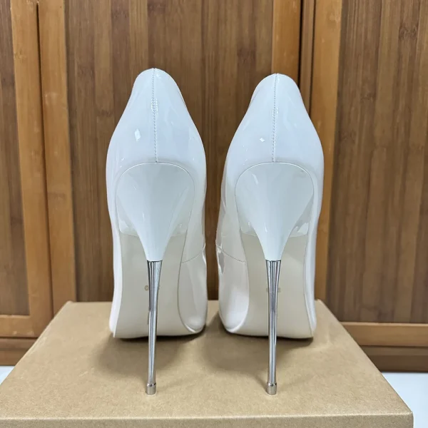 2025 New Arrival 16cm High Heels All White Pole Dancing - Image 4