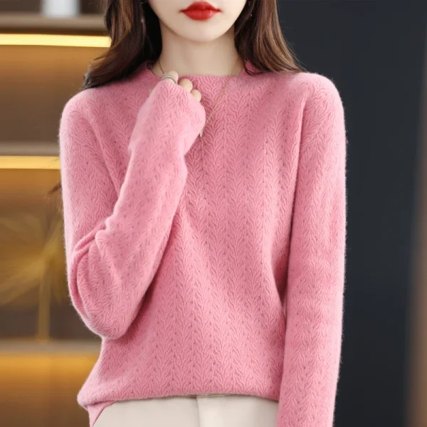 wool cardigan Autumn and winter new cashmere sweater - Image 4