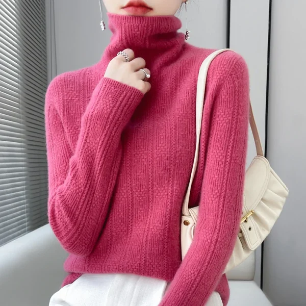 wool women's cashmere sweater autumn and winter fashionable