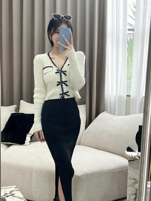 Clothing V-neck Korean Style Fashion Slim Blouse Woman - Image 8