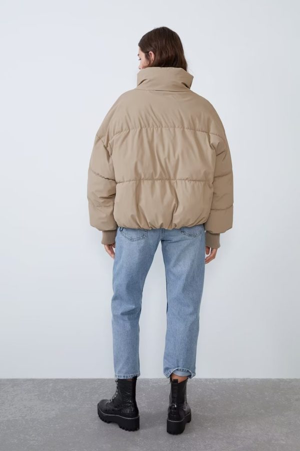 Urban Loose Cotton Padded Jacket - Image 2