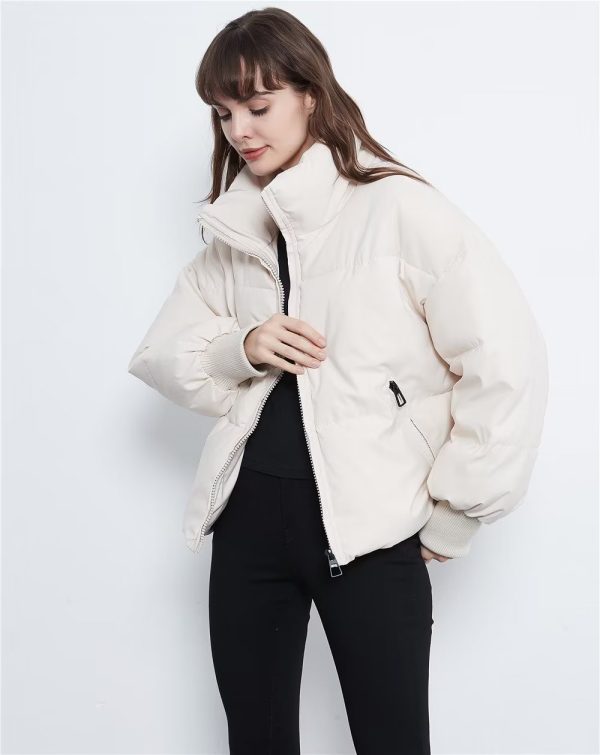 Urban Loose Cotton Padded Jacket - Image 3