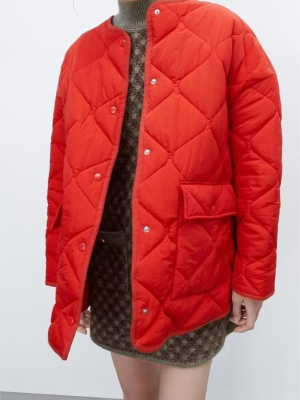 Retro Slimming Cotton Padded Jacket