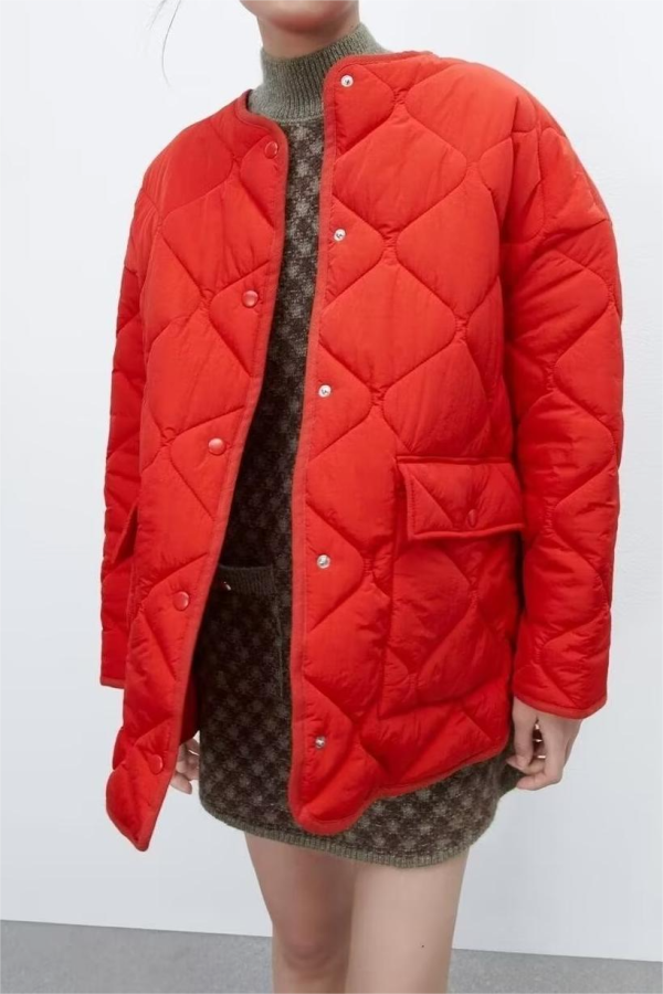 Retro Slimming Cotton Padded Jacket