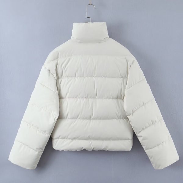 Winter Quilted Cotton Padded Jacket - Image 4