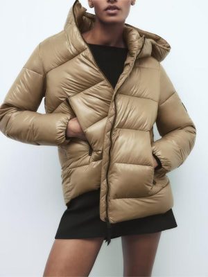 Winter Hooded Zipped Cotton Jacket