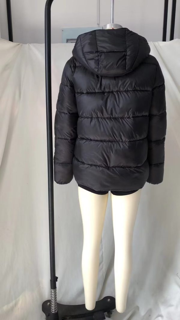 Winter Hooded Zipped Cotton Jacket - Image 3