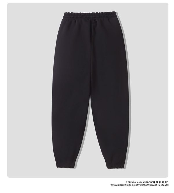 Winter Fleece-Lined Velvet Joggers - Image 3