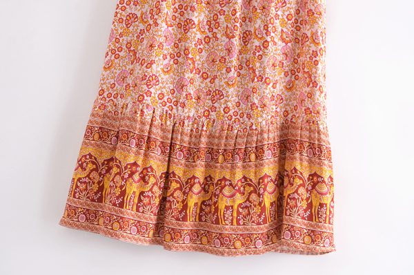 Bohemian Tassel Big Hem Skirt - Image 3