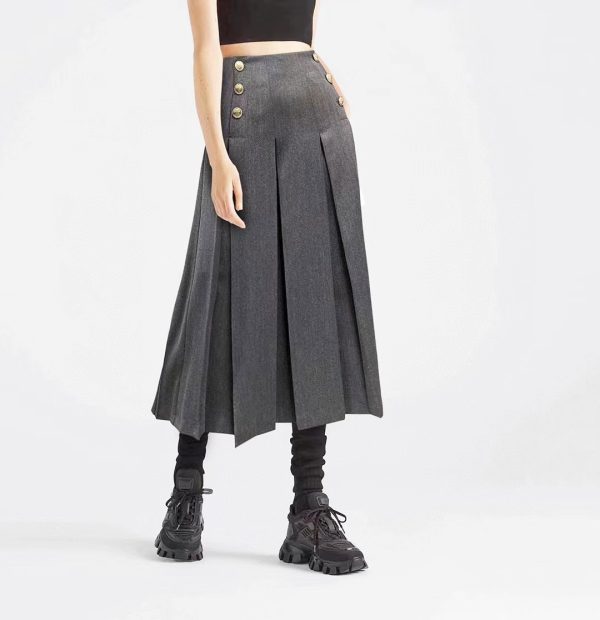 High-End Fashion Midi Skirt