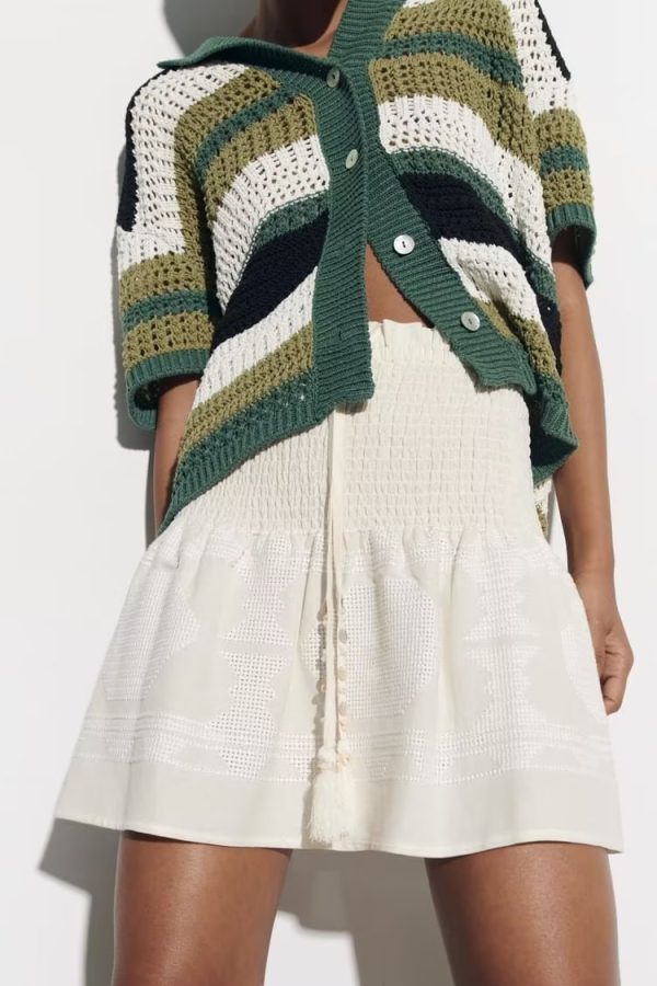 Summer Jacquard Skirt