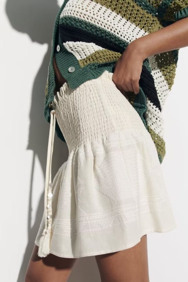 Summer Jacquard Skirt - Image 3