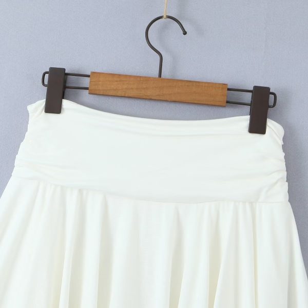 Sweet Spicy Lace-Up Low-Waist Pleated Skirt - Image 4