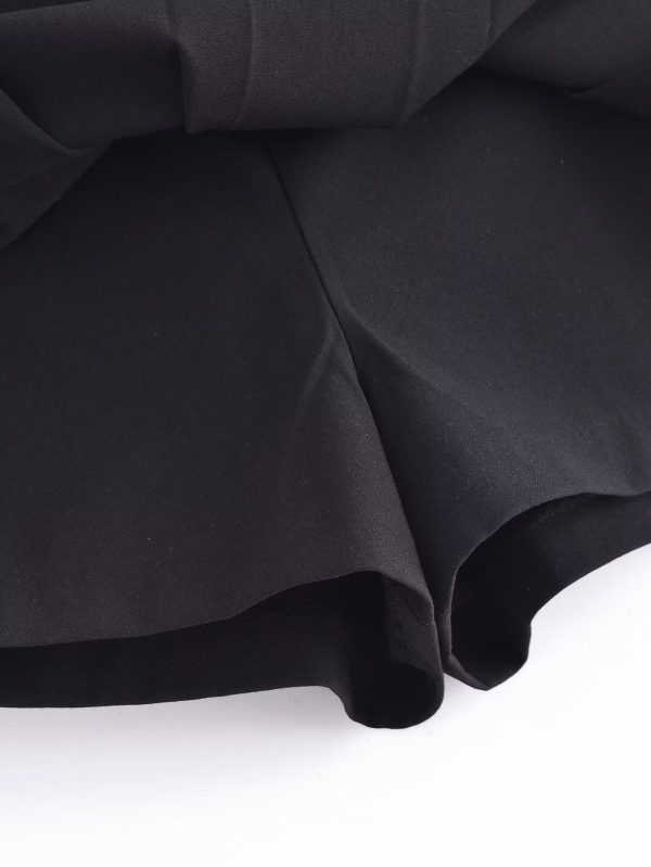 Women's Black Wide-Leg Pantskirt - Image 3