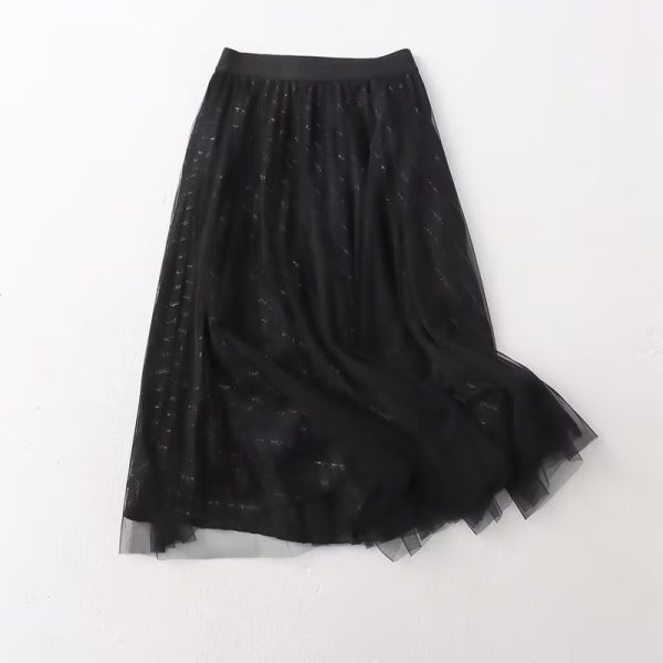 Summer Elegant Pleated Elastic Skirt - Image 2