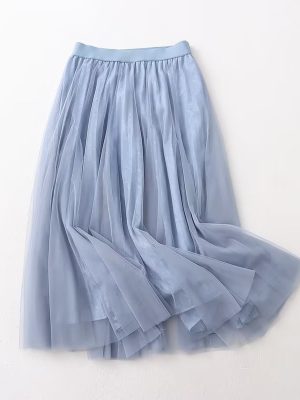 Summer Elegant Pleated Elastic Skirt