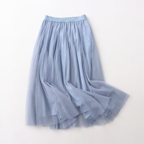 Summer Elegant Pleated Elastic Skirt