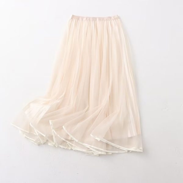 Reversible Elegant Pleated Summer Skirt - Image 2