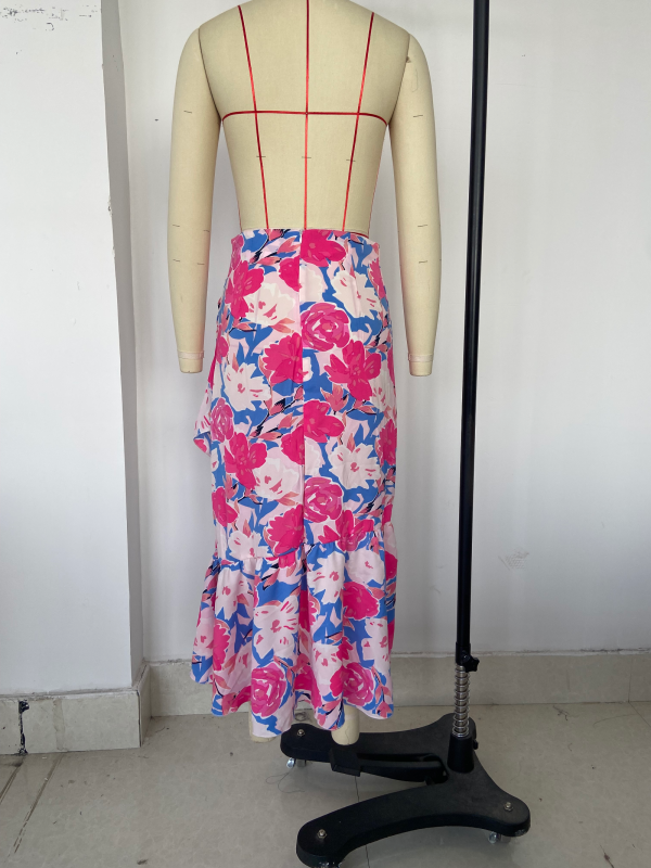 Floral A-Line Midi Skirt - Image 2