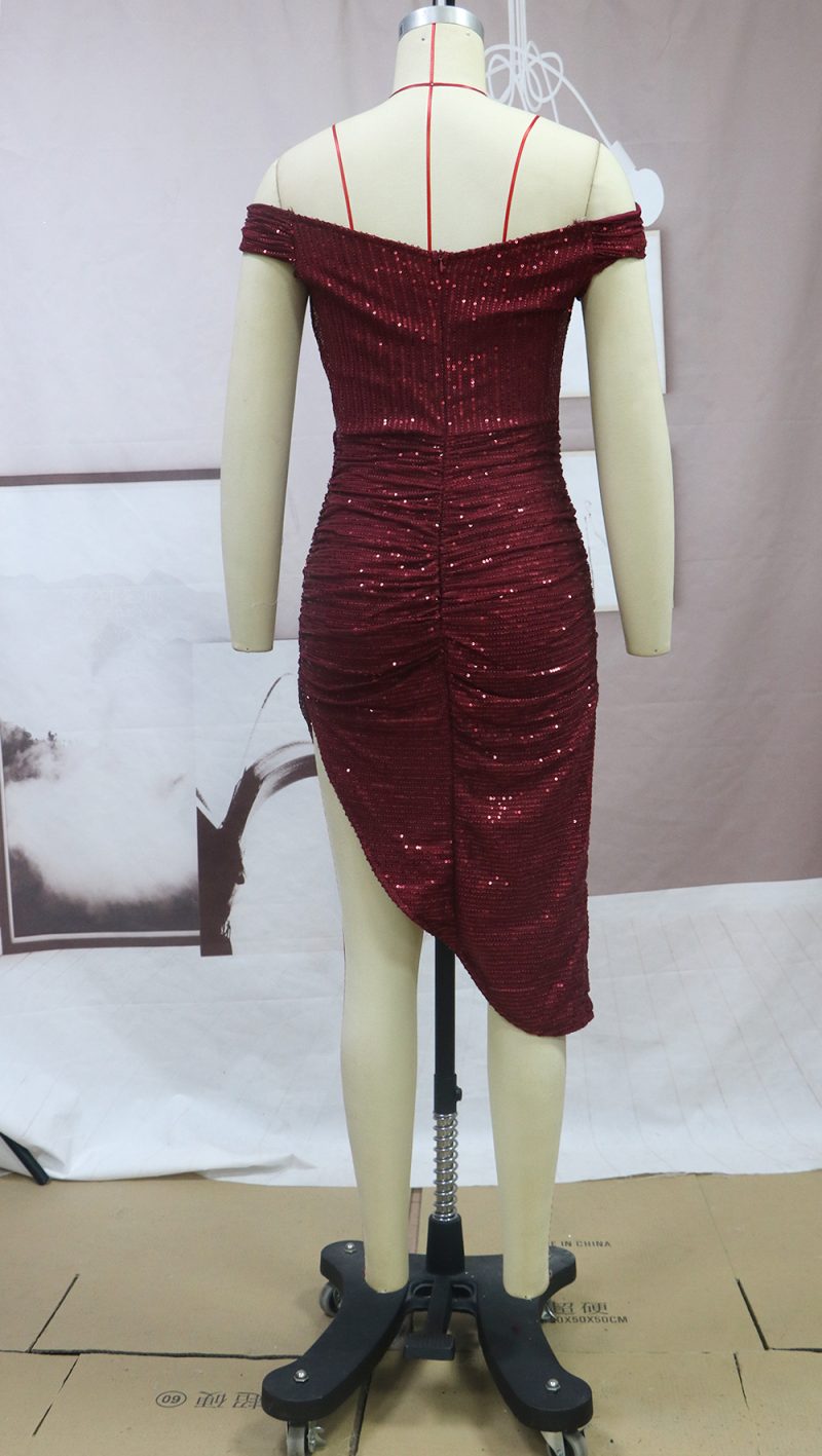 Raglan Sleeve Tube Midi Dress - Image 4