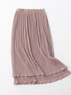 Double-Sided Tulle A-Line Skirt