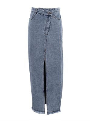 Vintage High Waist Denim Skirt