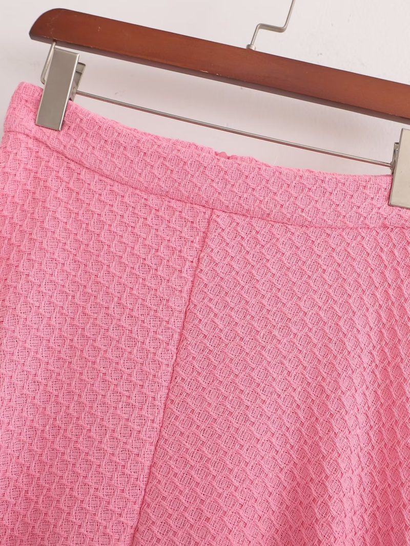 Elegant High-Waist Summer Midi Skirt - Image 4