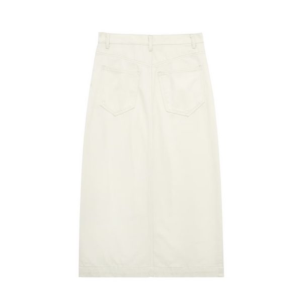 Spring Slimming A-Line Denim Skirt - Image 3