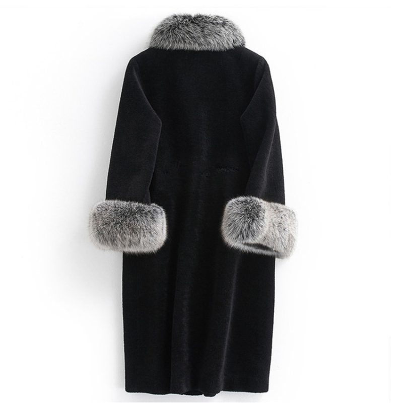 Women's Plus Size Long Mink Coat - Image 2