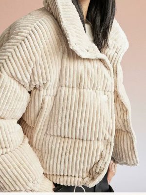 Autumn Street Corduroy Cotton Coat