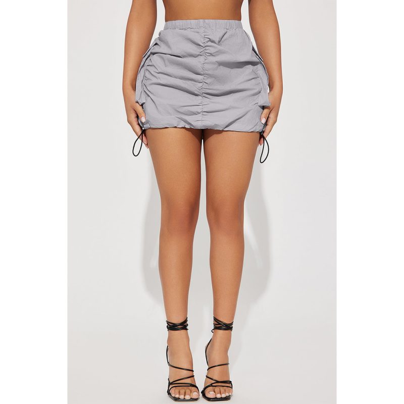 Sporty Pleated Pocket Skirt - Image 2