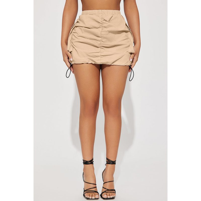 Sporty Pleated Pocket Skirt - Image 4
