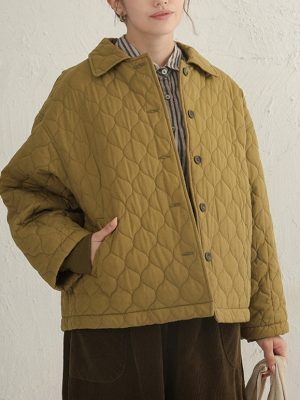 Retro Gourd Clip Short Jacket