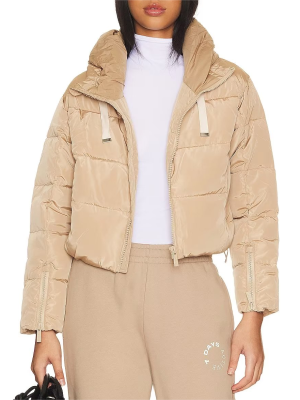 Loose Short Hooded Puffer Jacket